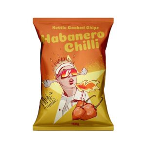 Habanero Tšilli maitselised kartulikrõpsud, NUBLU, 150 g