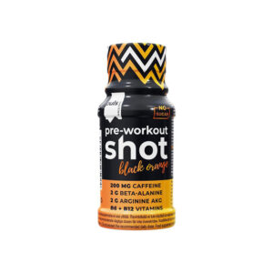 PULS Pre-workout shot musta apelsiiniga 60ml