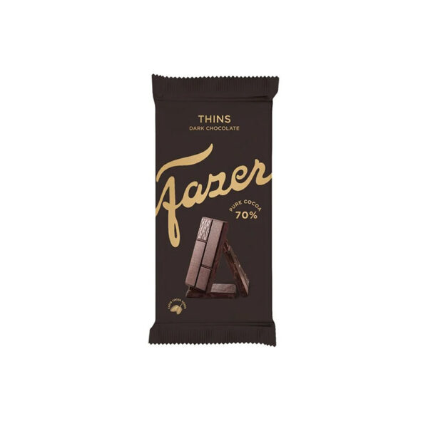KARL FAZER Thins tume šokolaad 70%, 95 g