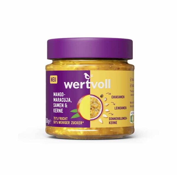 Moos mango-maracuia, WERTVOLL, 200 g