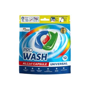 Pesukapslid Universal, PRO WASH, 12 tk