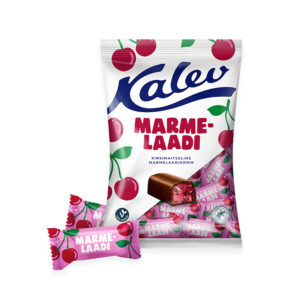 Marmelaadikompvek kirsimaitseline, KALEV, 175 g