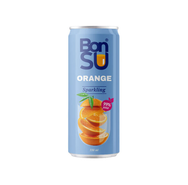 Apelsinimahlajook gaseeritud, BONSU, 330ml