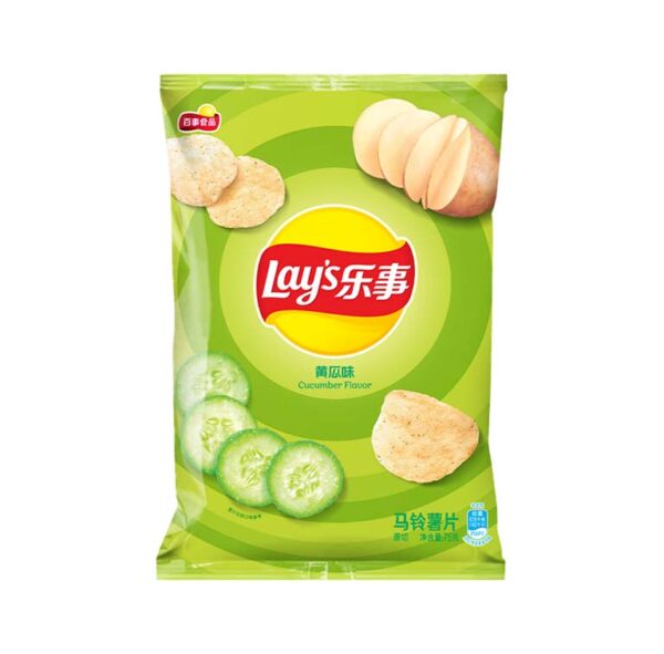 Kartulikrõpsud kurgimaitselised, LAY`S, 70 g