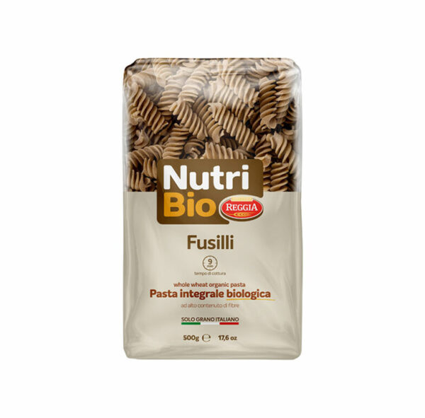 REGGIA NUTRI BIO Mahe täistera Fusilli 500g