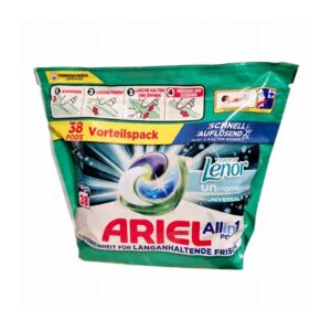 Pesugeelkapslid Touch of Lenor Universal 38pk, ARIEL