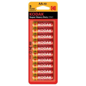 Patareid AA süsinik-tsink, KODAK, 10 tk