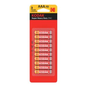 Patareid AAA süsinik-tsink, KODAK, 10 tk